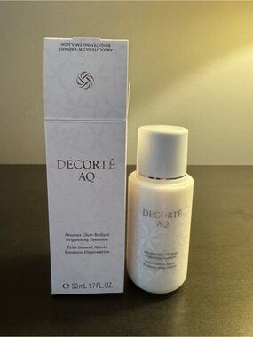 Decorte AQ Absolute Glow Radiant Brightening Emulsion Full Size 1.7 oz 50 ml NIB